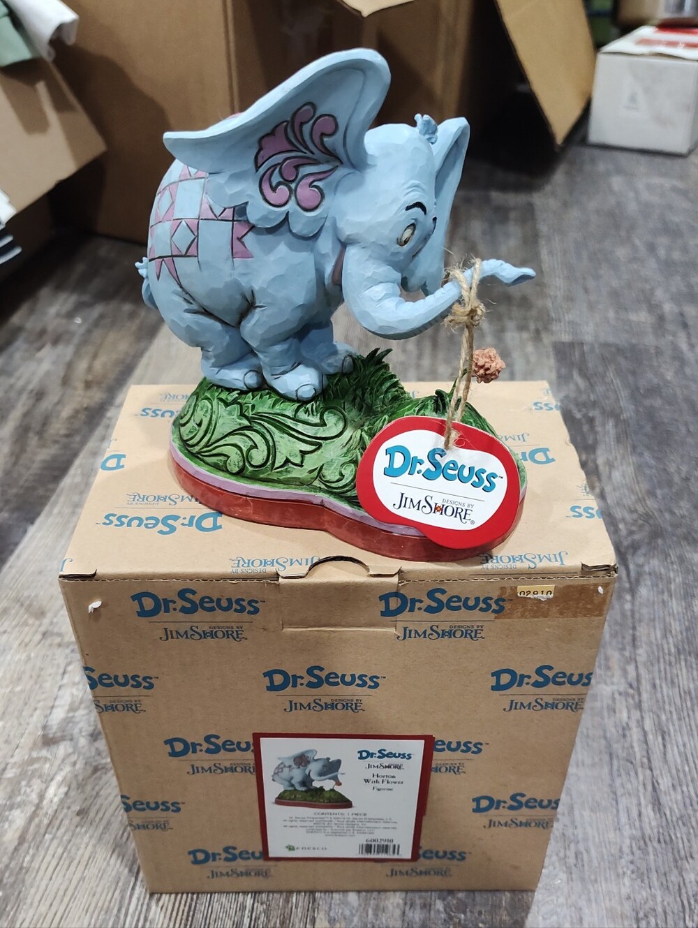Dr Seuss, Jim Shore, Horton With A Flower, Horton Hears A Who, Figurine, 2018 - Picture 6 of 10